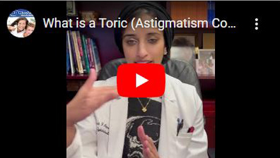 What is a Toric (Astigmatism Correcting) IOL? click to see video